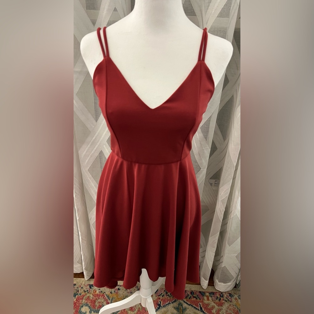 Burgundy Windsor Cocktail Dress